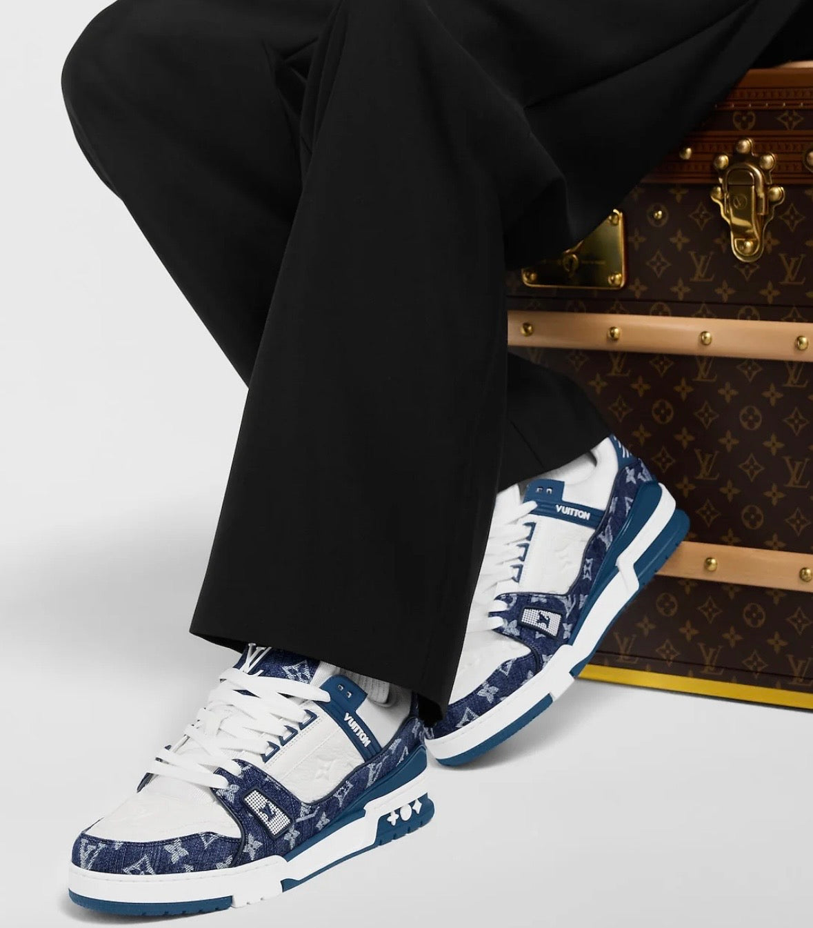 Louis Vuitton LV Trainer White/Blue