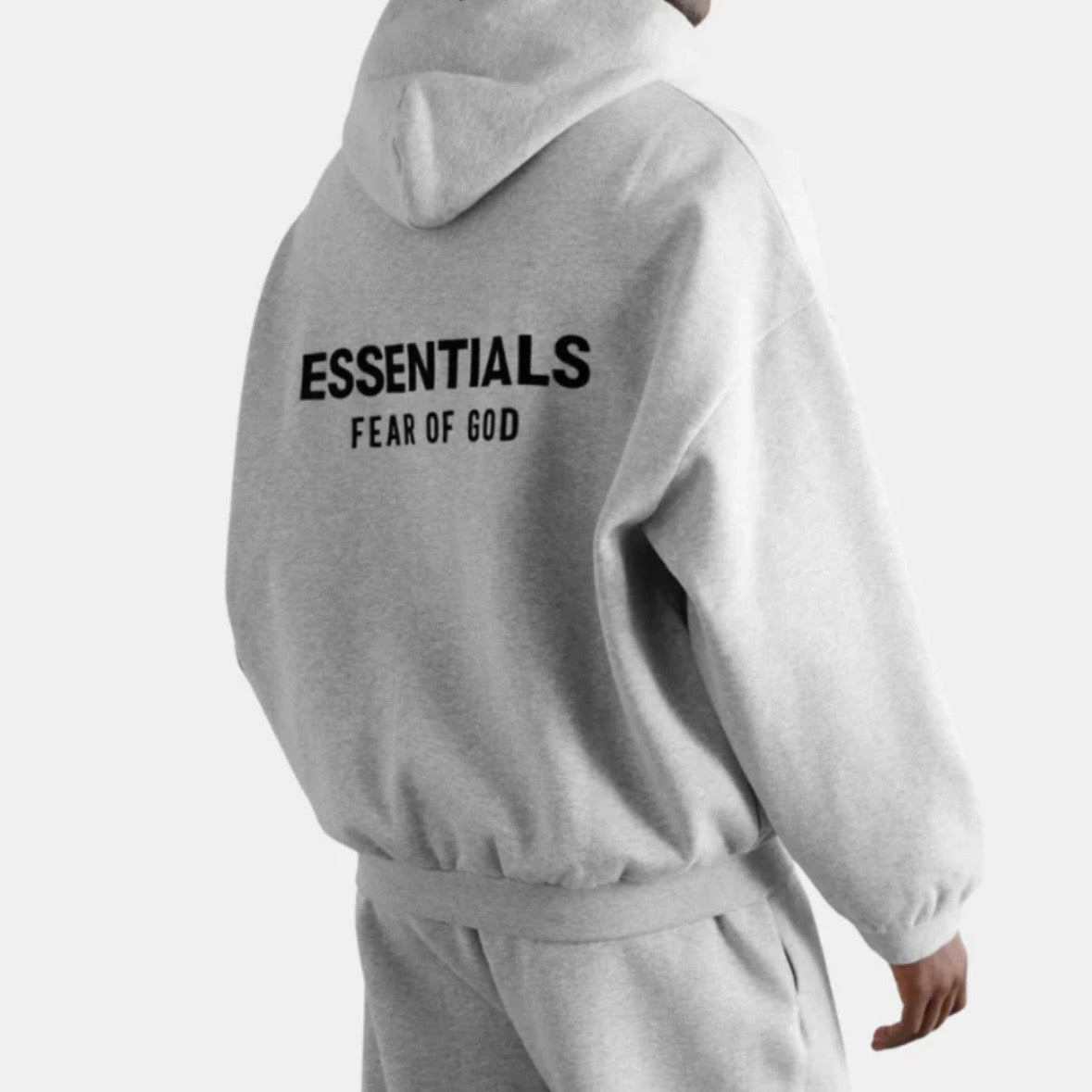 Fear of God Essentials Core Hoodie - Light Heather Grey