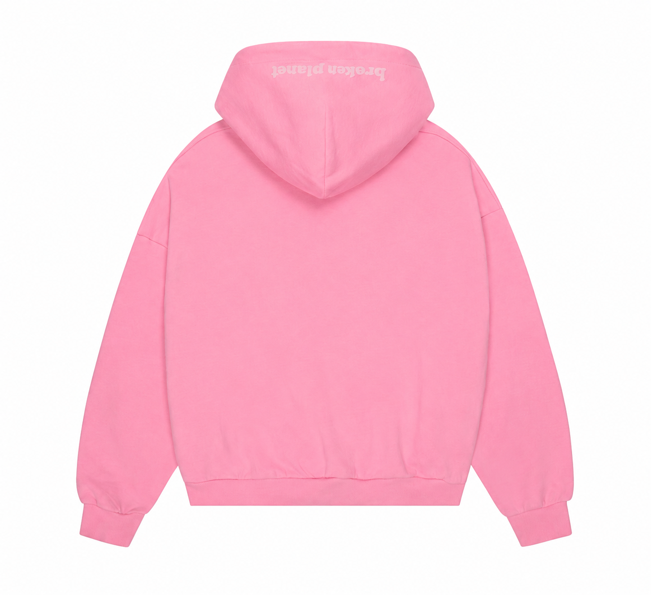 Broken Planet Zip Hoodie – Pink