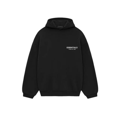 Fear of God Essentials Core Hoodie - Jet Black