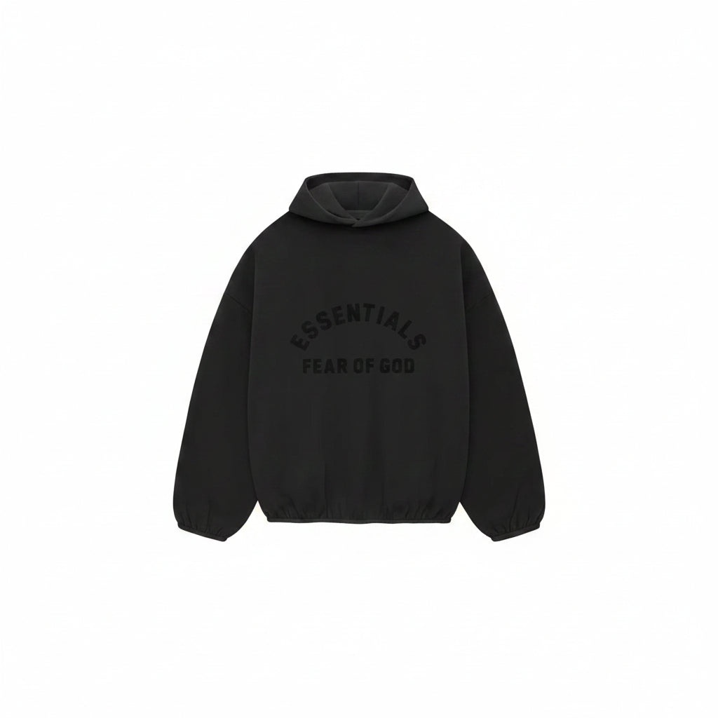Fear of God Essentials Hoodie - Jet Black