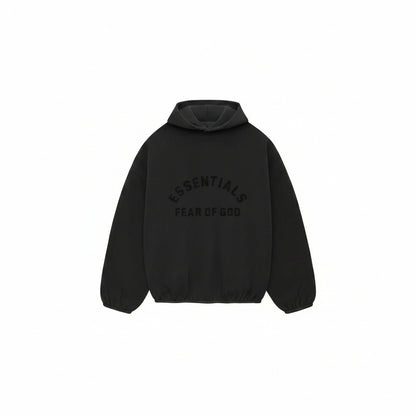 Fear of God Essentials Hoodie - Jet Black