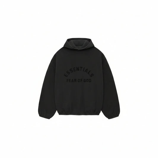 Fear of God Essentials Hoodie - Jet Black
