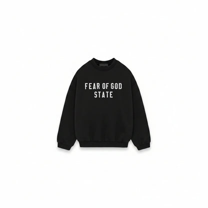 Fear of God State Crewneck Sweatshirt - Jet Black