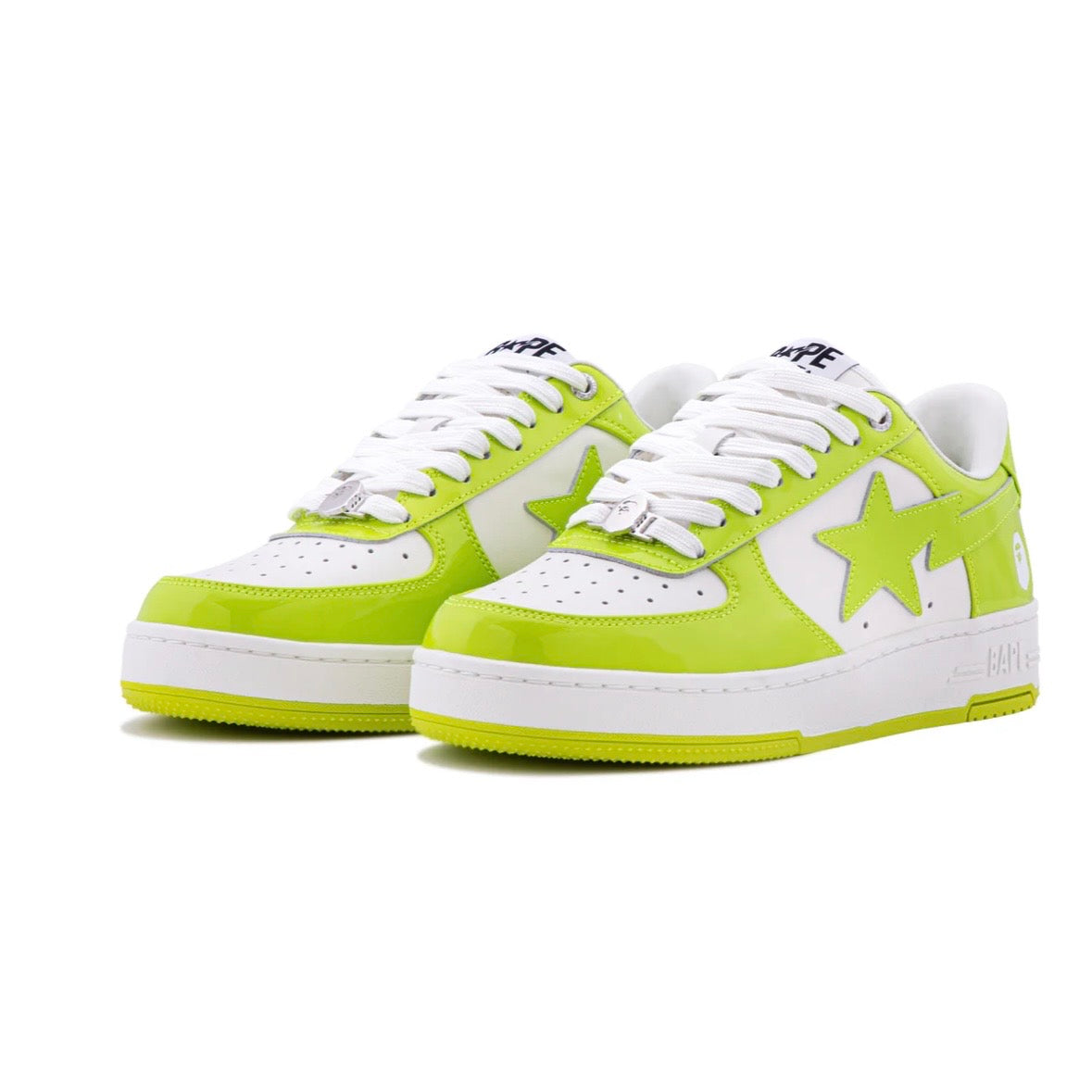 A Bathing Ape BAPE STA – Lime Green / White