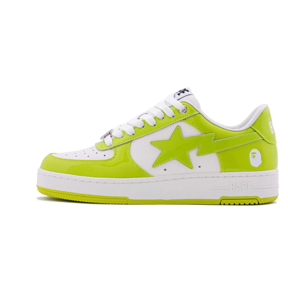 A Bathing Ape BAPE STA – Lime Green / White
