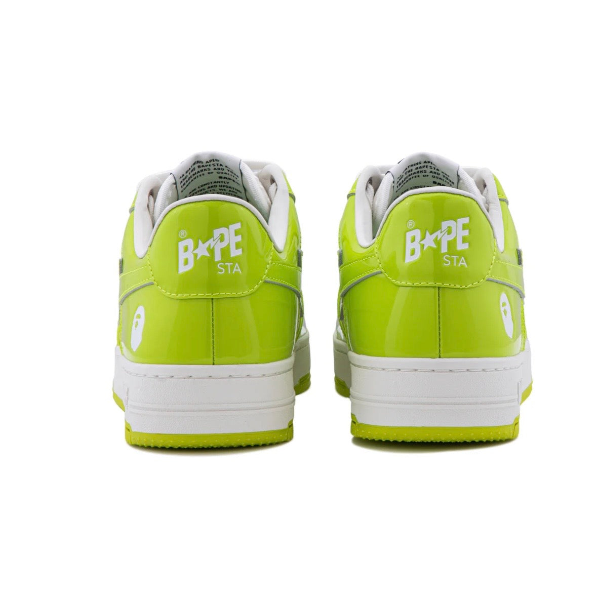A Bathing Ape BAPE STA – Lime Green / White