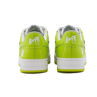 A Bathing Ape BAPE STA – Lime Green / White