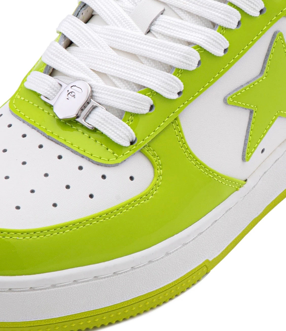 A Bathing Ape BAPE STA – Lime Green / White