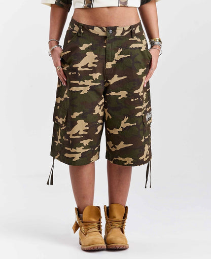 Hoodrich Field Camo Cargo Jorts – Women's
