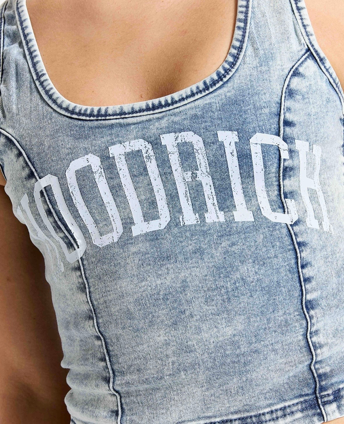 Hoodrich Winners Circle Relic Fitted Denim Tank