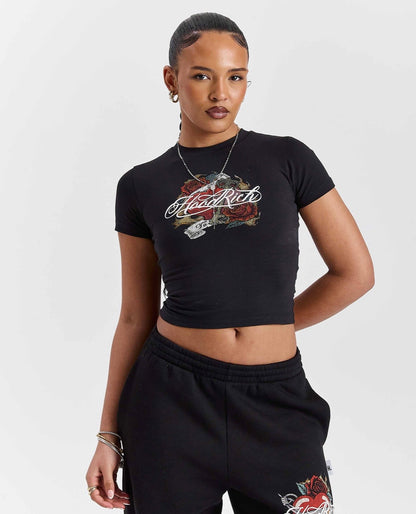 Hoodrich Fitted T-Shirt – Black