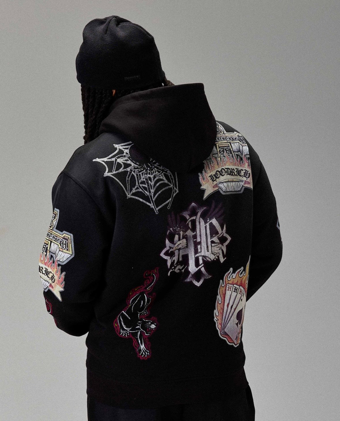 Hoodrich Premium Full Zip Hoodie "Black"