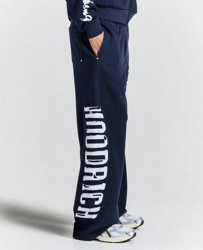Hoodrich Wide Leg Joggers – Navy