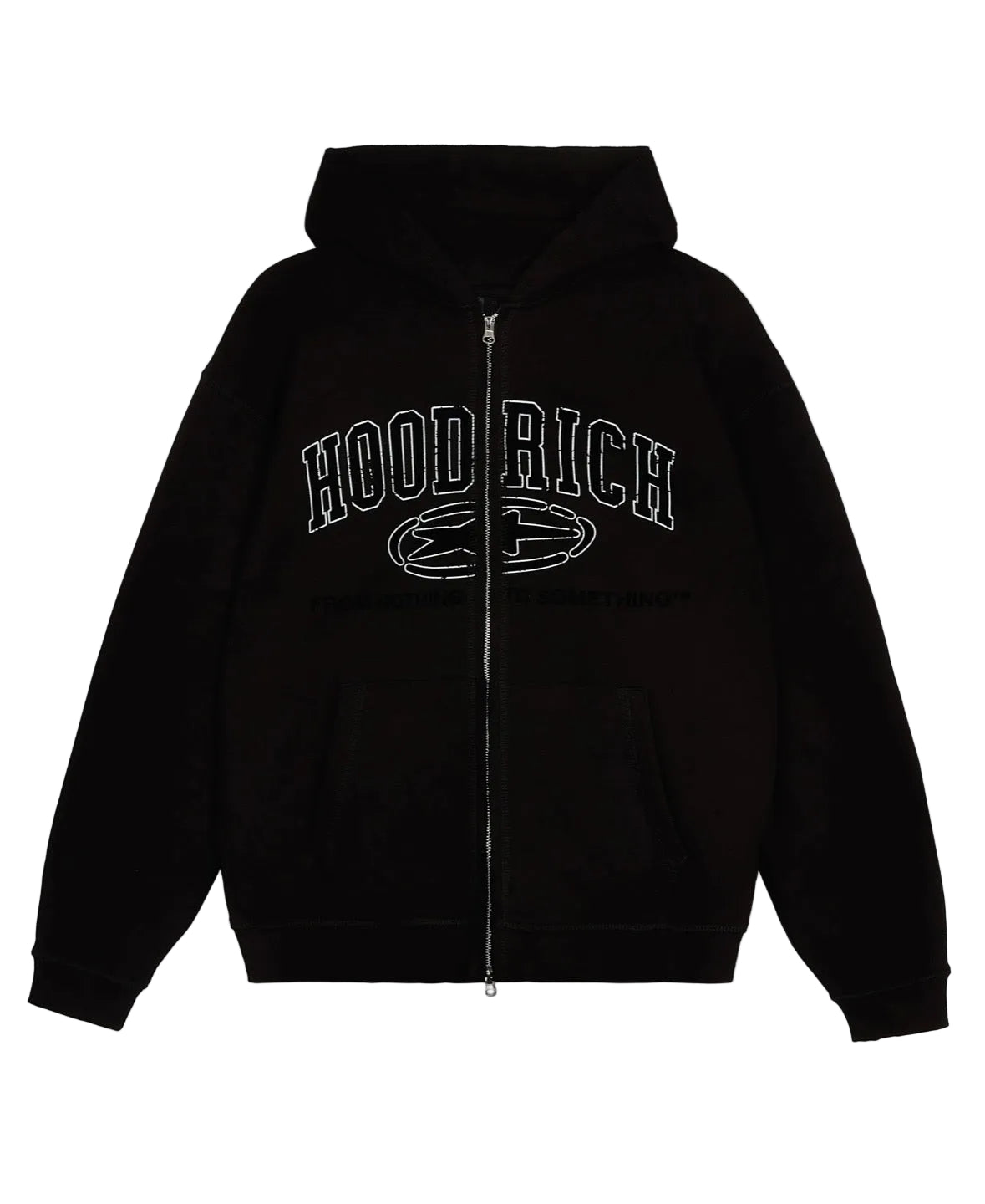 Hoodrich Full Zip Hoodie "Black"