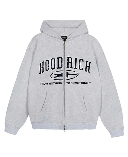 Hoodrich Full Zip Hoodie "Grey"