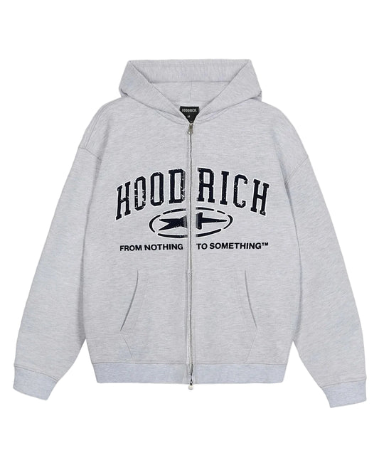 Hoodrich Full Zip Hoodie "Grey"