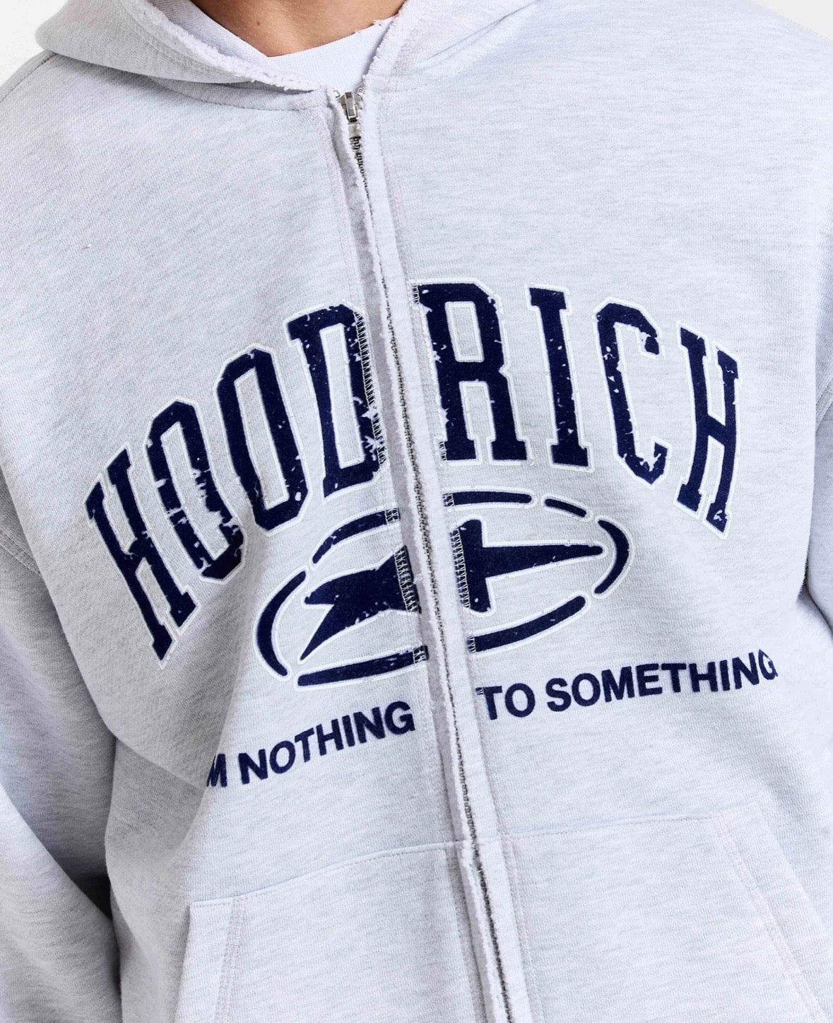 Hoodrich Full Zip Hoodie "Grey"