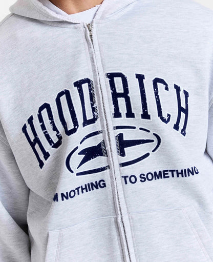 Hoodrich Full Zip Hoodie "Grey"