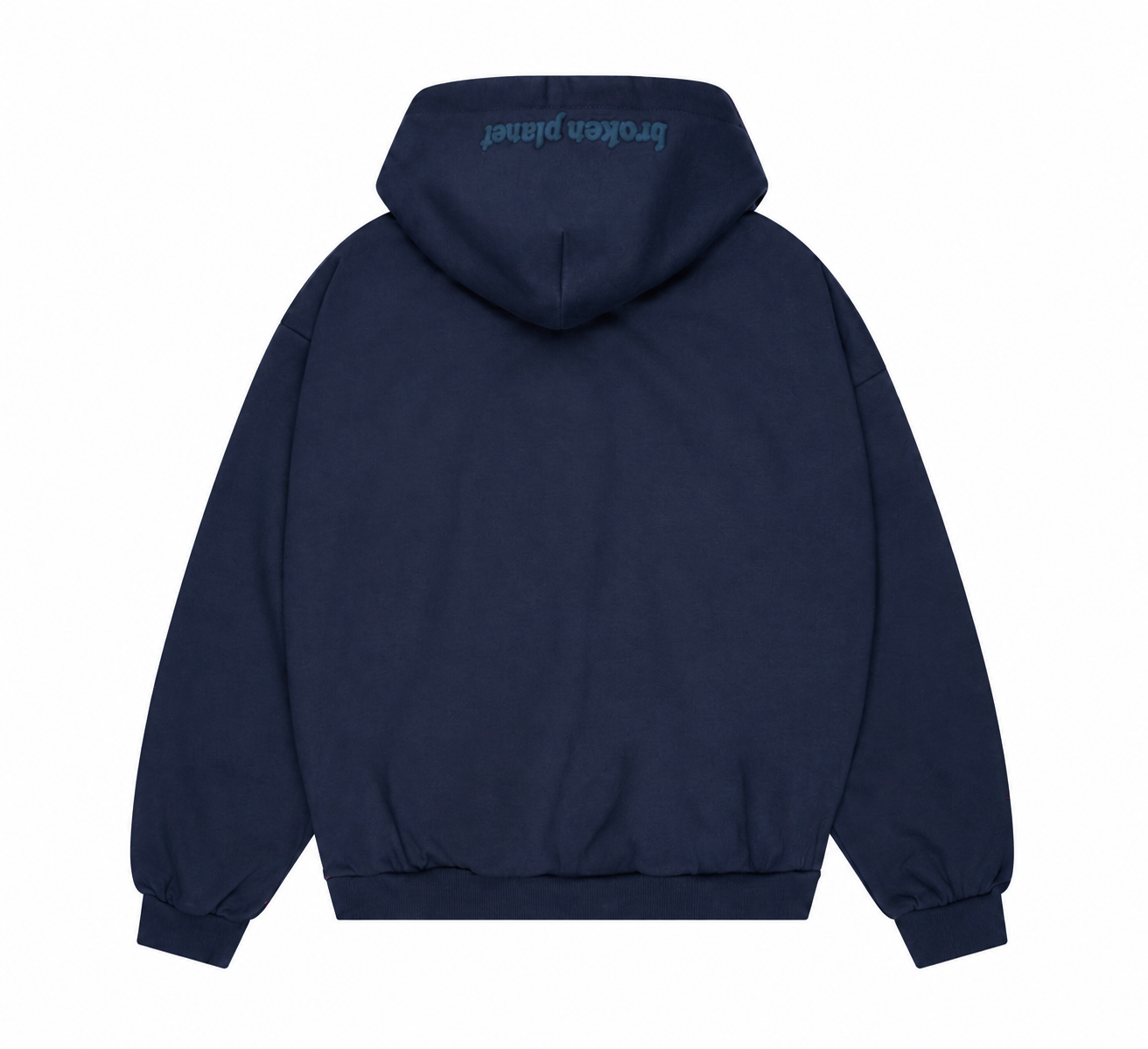 Broken Planet Zip Hoodie – Navy