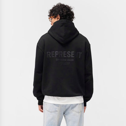 Represent Owners' Club Hoodie – Matte Black